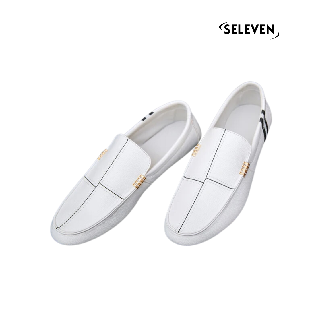 Mocassim de Couro Masculino Slip Seleven