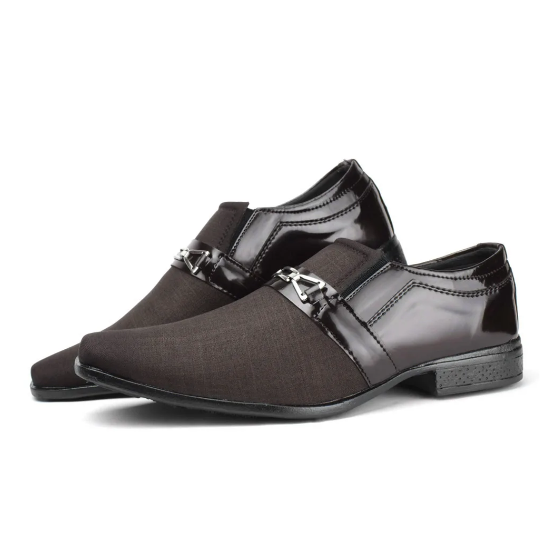 Sapato Casual de Couro Masculino Walk Seleven