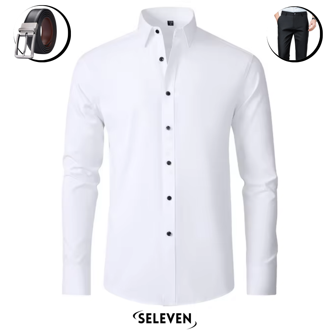 Camisa Ultra Tech Seleven Original | + 2 Brindes: Cinto de Couro Bovino + Calça Social