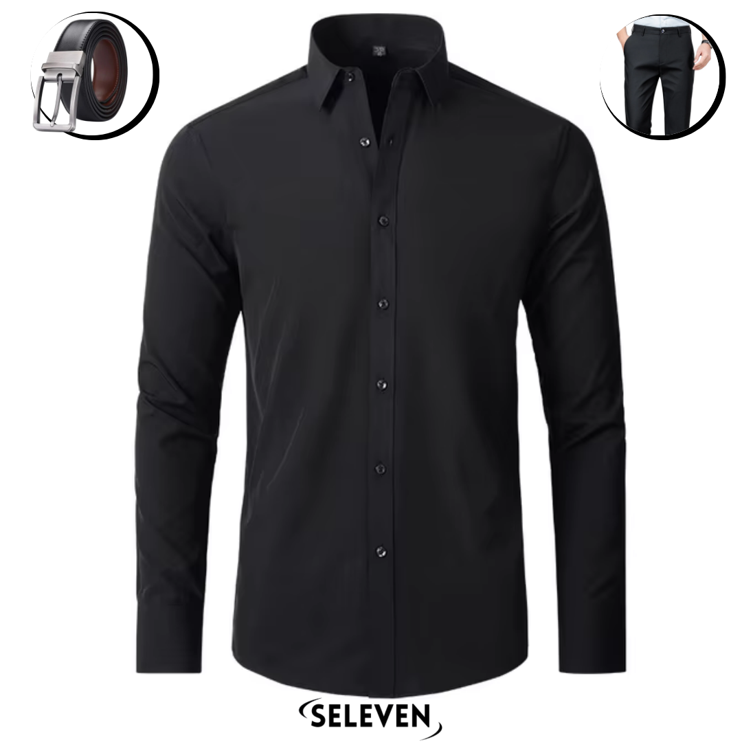 Camisa Ultra Tech Seleven Original | + 2 Brindes: Cinto de Couro Bovino + Calça Social