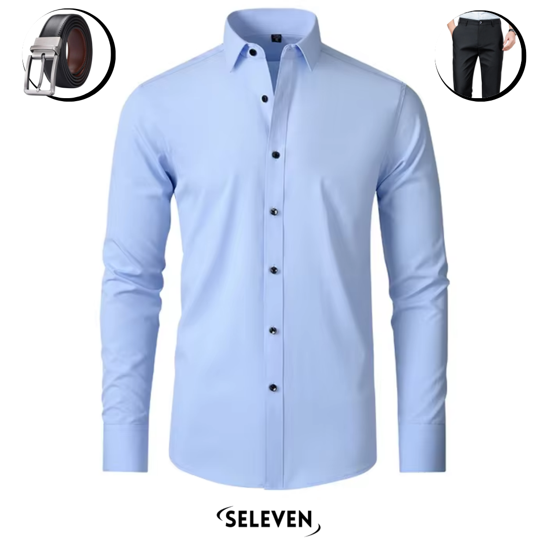 Camisa Ultra Tech Seleven Original | + 2 Brindes: Cinto de Couro Bovino + Calça Social