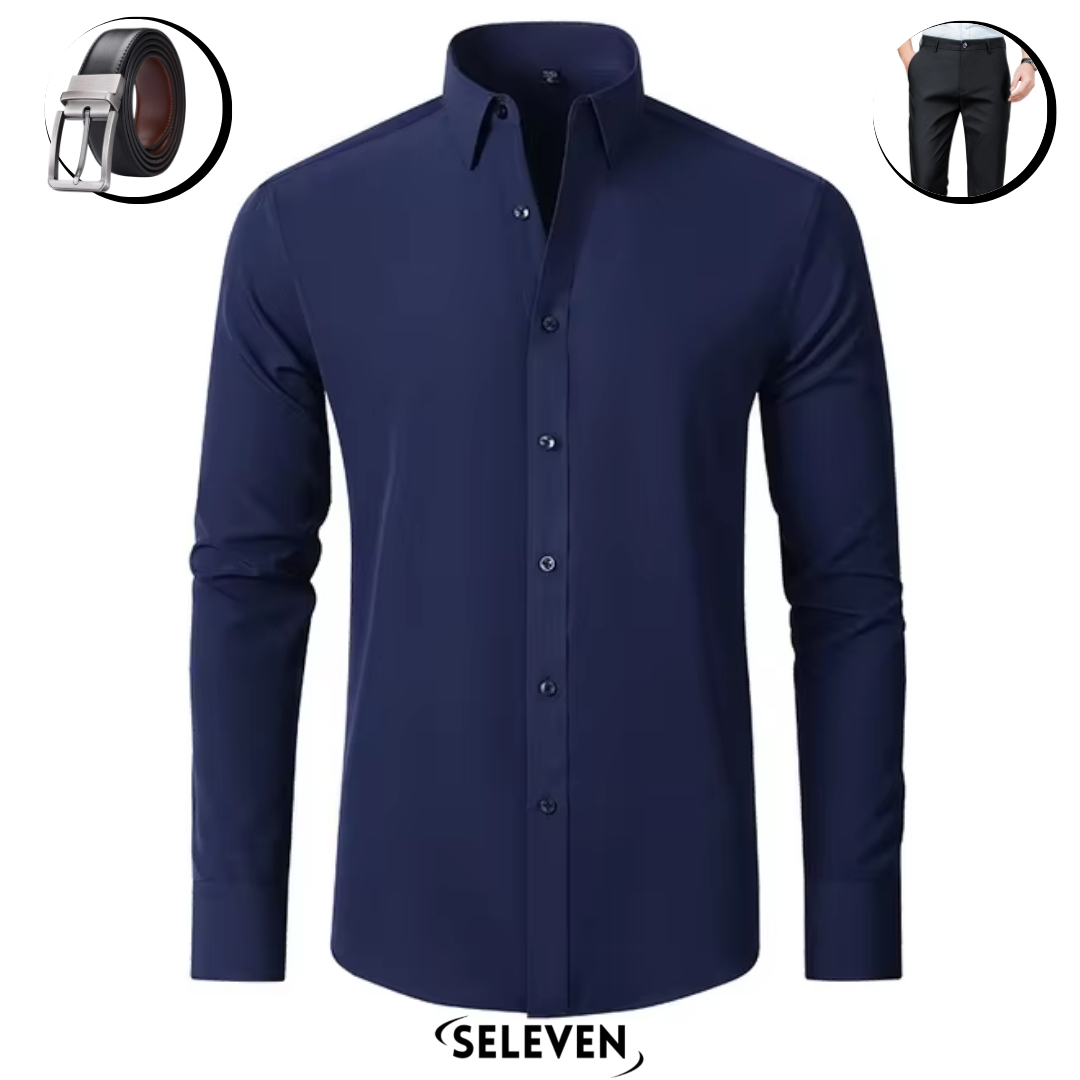 Camisa Ultra Tech Seleven Original | + 2 Brindes: Cinto de Couro Bovino + Calça Social