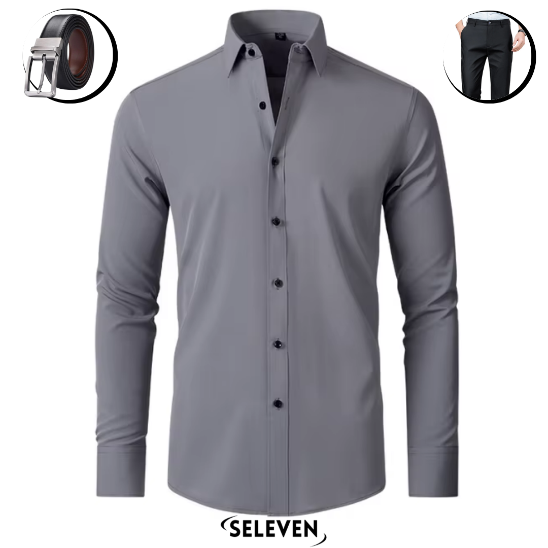 Camisa Ultra Tech Seleven Original | + 2 Brindes: Cinto de Couro Bovino + Calça Social