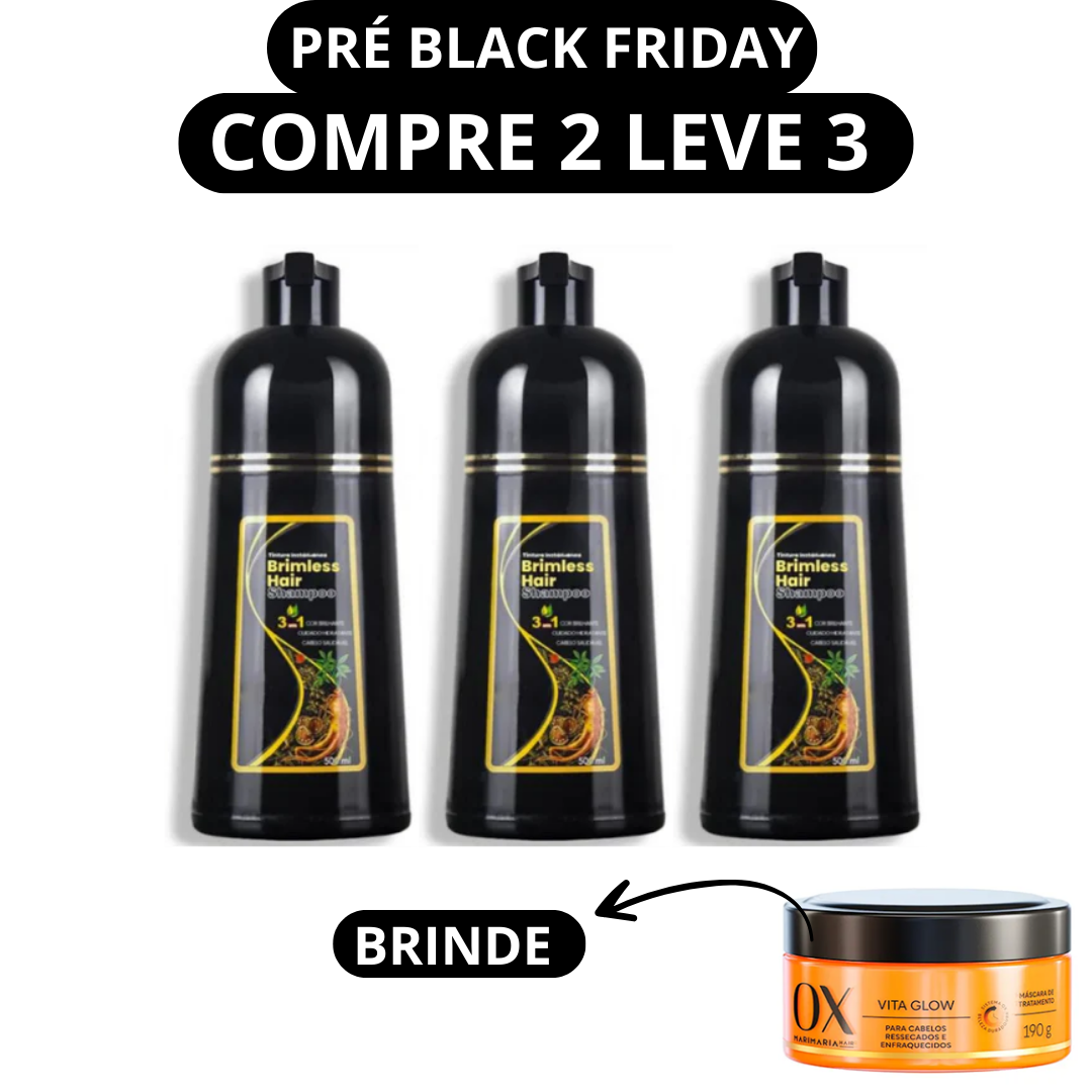 [COMPRE 2 LEVE 3] - Shampoo 3 em 1 - Brilho, Coloração e Nutrição