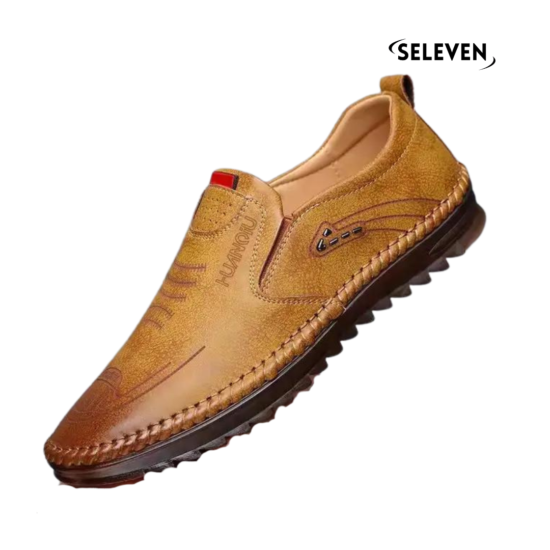 Mocassim de Couro Masculino Hankun Seleven