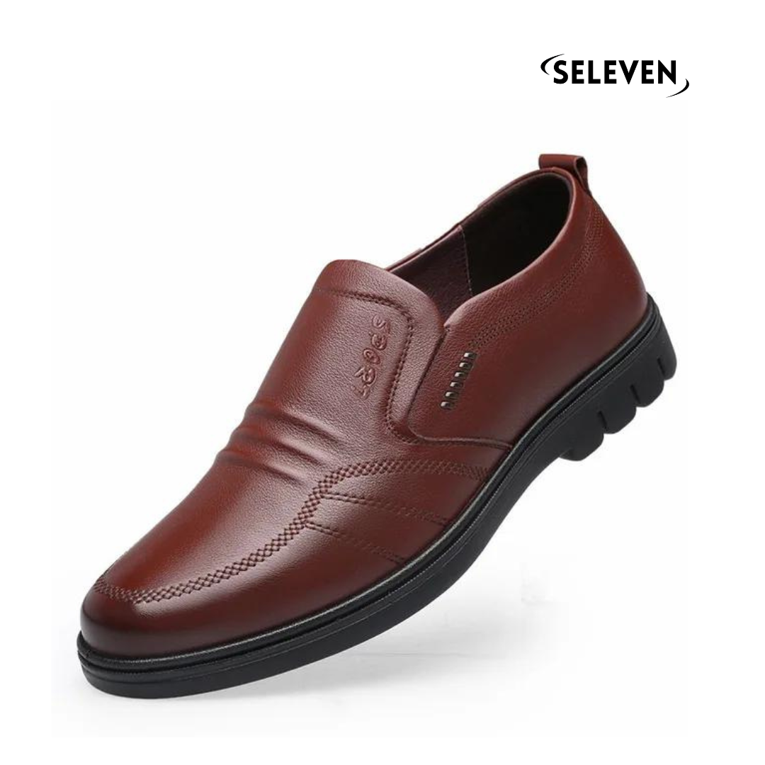 Mocassim de Couro Masculino Sport Seleven