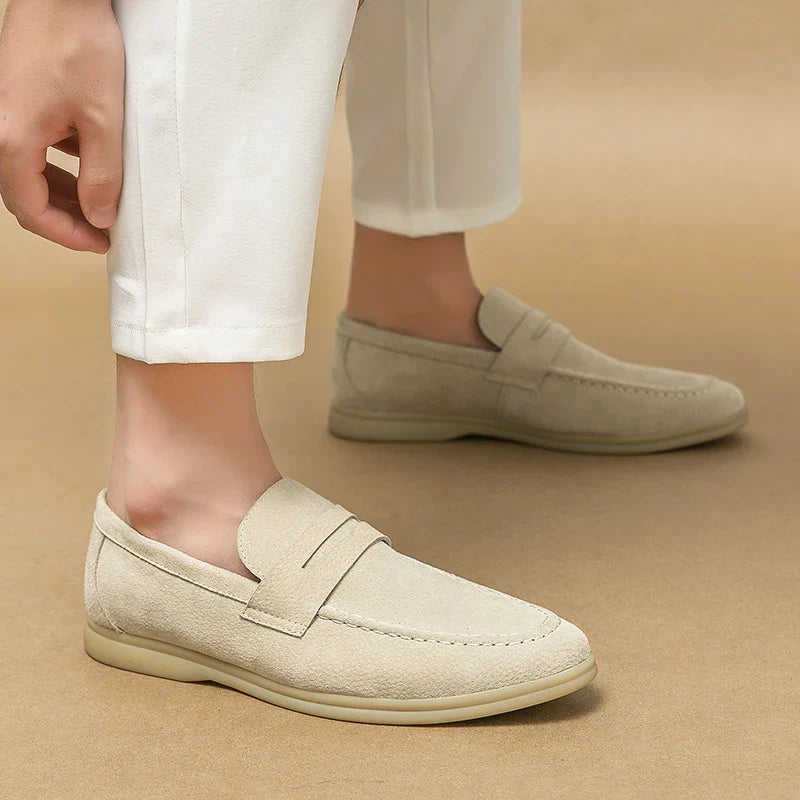 Loafer Masculino Bege Business - Seleven