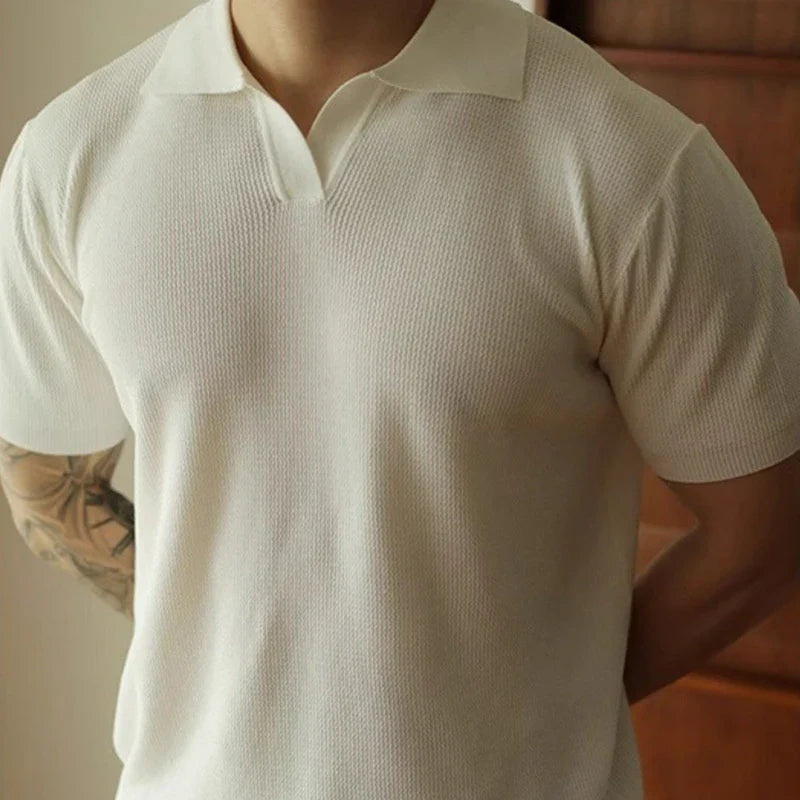 Camisa Polo Rouffman Gola V - Seleven