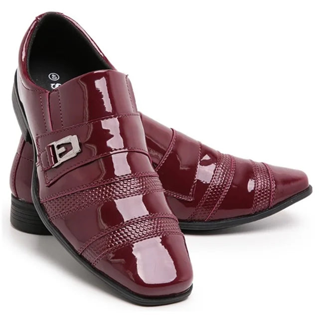 Sapato Casual de Couro Masculino Penny Seleven