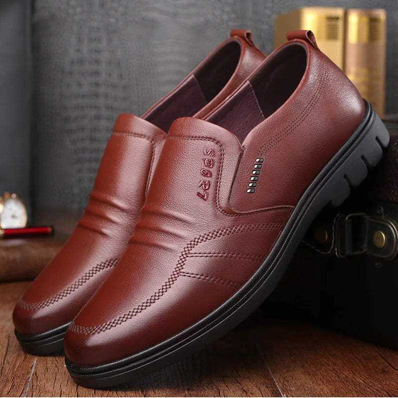 Mocassim de Couro Masculino Sport Seleven