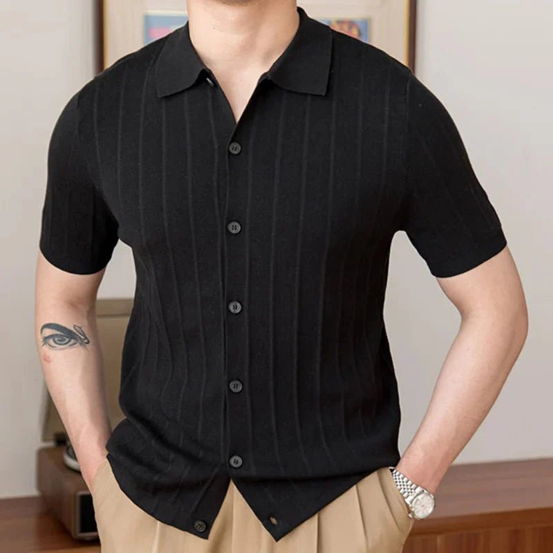 Camisa Polo Cardigan Masculina - Seleven