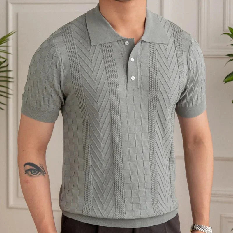 Camisa Polo Masculina Tricot  - Seleven