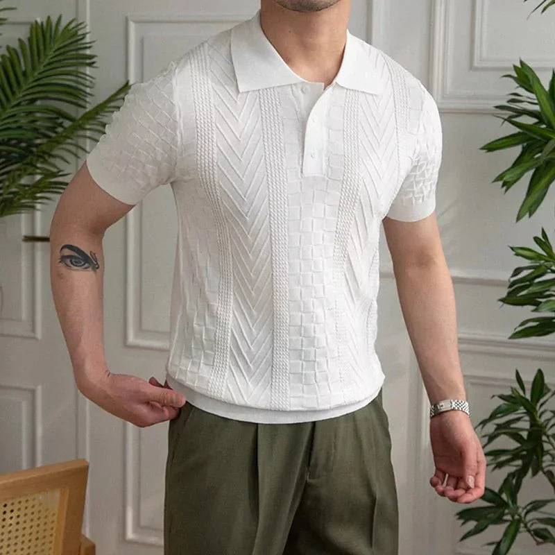 Camisa Polo Masculina Tricot  - Seleven