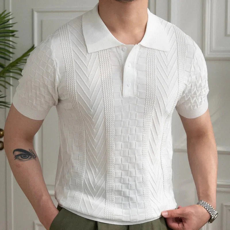 Camisa Polo Masculina Tricot  - Seleven