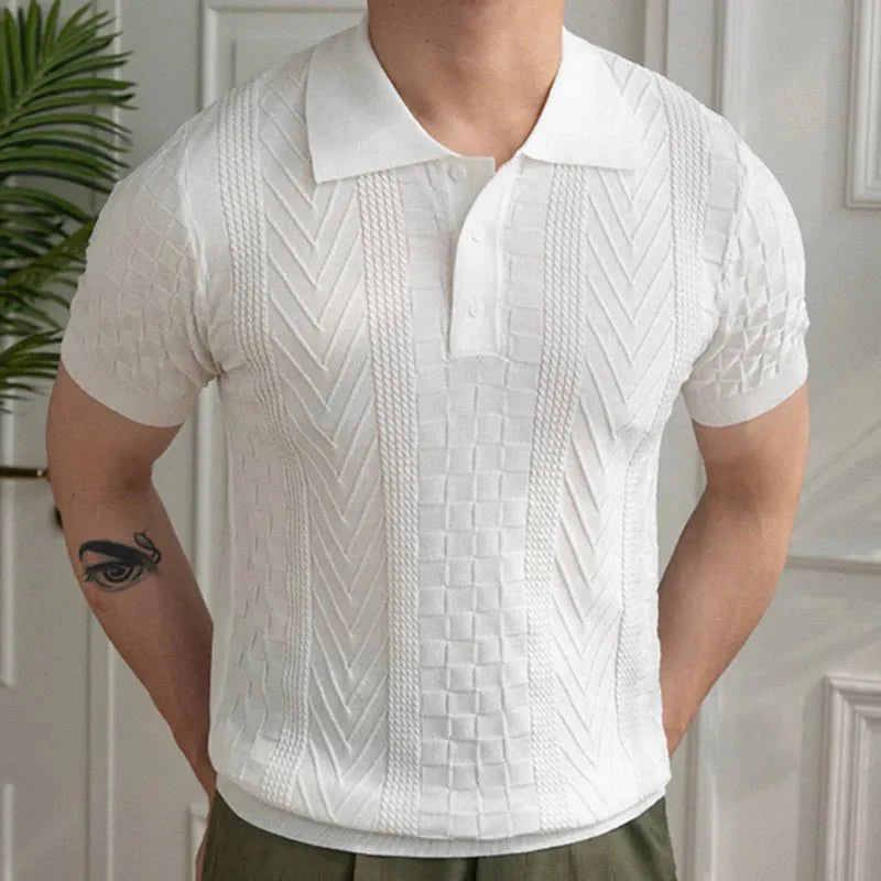 Camisa Polo Masculina Tricot  - Seleven