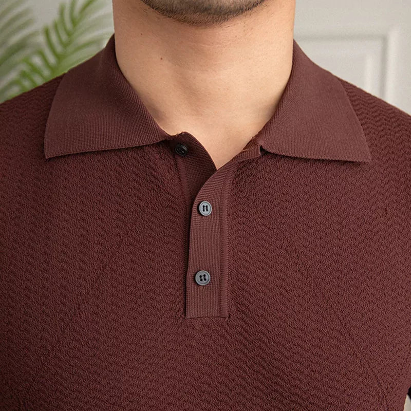 Camisa Polo Masculina Tricot - Seleven