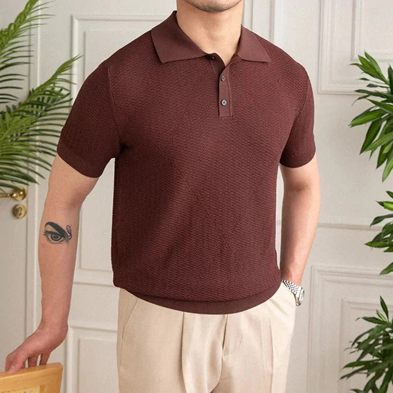 Camisa Polo Masculina Tricot - Seleven