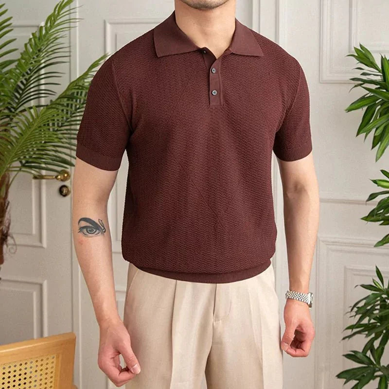 Camisa Polo Masculina Tricot - Seleven