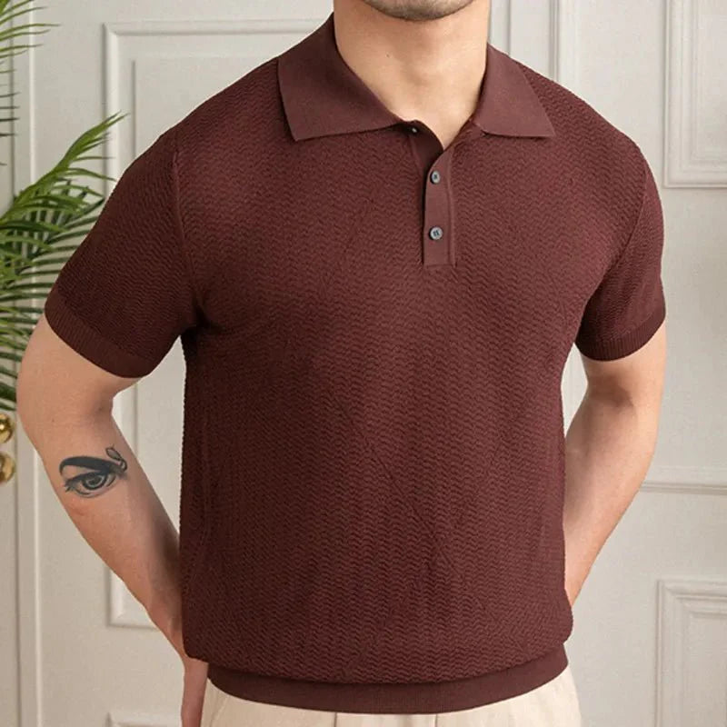 Camisa Polo Masculina Tricot - Seleven