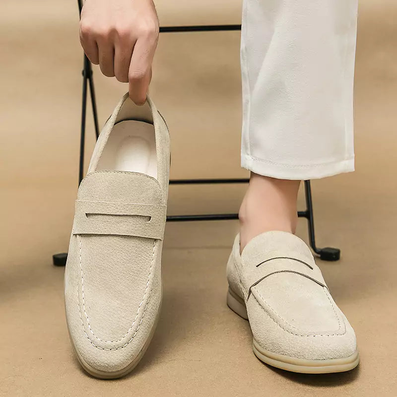 Loafer Masculino Bege Business - Seleven